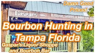 Bourbon Hunting in Tampa ** Gaspar’s Liquor Shoppe Has So Much Bourbon! #bourbonhunting #whiskeytube