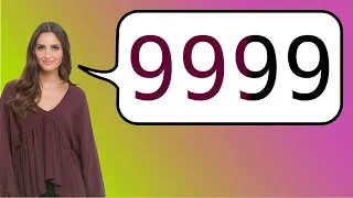 How to say '9999' in French?