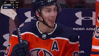 NHL 2018/2019 Leon Draisaitl HATTRICK !  Kings @ Oilers