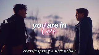 Nick and Charlie [Heartstopper edit] | ❝You are in Love.❞