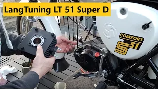 Einbau und Testfahrt - LangTuning Zylinder LT51 Super D in unsere Simson S51 Comfort !