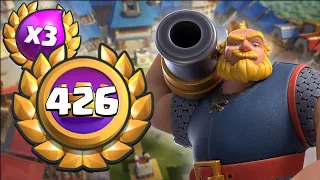 🏆 Глобальный турнир [x3]. ⬆️ 426. Коргиг | Монах | Бабушка. Клеш Рояль | Clash Royale.