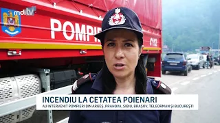 INCENDIU LA CETATEA POIENARI   YOUTUBE