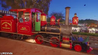 [2022] Disneyland Railroad - Nighttime POV - 4K 60FPS POV | Disneyland park, California