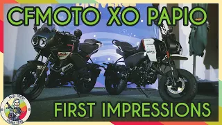 Stylishly Retro Minibike - CFMoto XO Papio : Press Launch & First Impressions