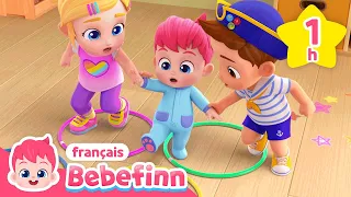 Bébé Requin, Marcher Marcher et Bobo | +Compilation 1heure Bebefinn français👶Chansons pour Enfants