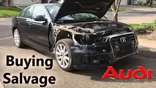 Part 2: Rebuilding Wrecked Audi A6 from COPART