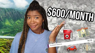 HOW I SURVIVE WITH $600/MONTH AS COLLEGE STUDENT | How to Budget as a College Student