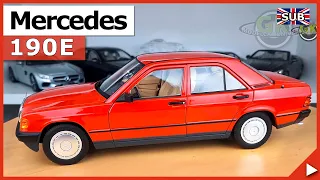 NEU! 1/18 Norev Mercedes-Benz 190E (W201) in Signalrot | Modellauto Review