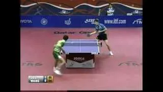 TT Qatar Open 2009 Wang Li Qin - Joo Se Hyuk 1