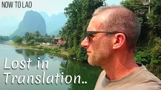 Travel Laos: Driving Vang Vieng to LuangPrabang Pt1 - Translating Lao - Now to Lao travel vlog