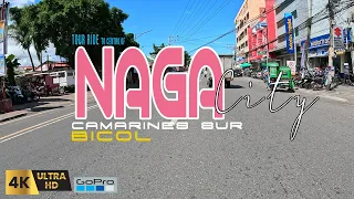 4K | NAGA CITY | Camarines Sur |Philippines |Virtual Tour Ride to Centro of Naga, The Heart of Bicol