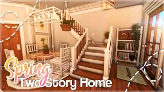 No Advanced Placing Spring Two Story Family Roleplay House I Speedbuild and Tour - iTapixca Builds