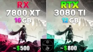 RTX 3080 Ti vs RX 7800 XT - Test in 8 Games