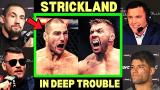 UFC Fighters "Predict"  Sean Strickland vs Dricus Du Plessis | UFC 297