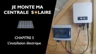 Centrale solaire : l’installation électrique