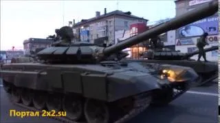 Военная техника на улицах Белогорска
