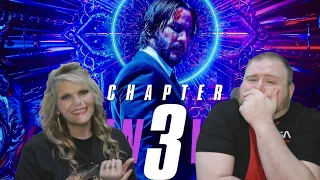 JOHN WICK 3 (2019) MOVIE REACTION *WIFE'S FIRST TIME WATCHING*