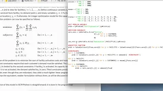 FACILITY LOCATION PROBLEM with PuLP in Python Part 2