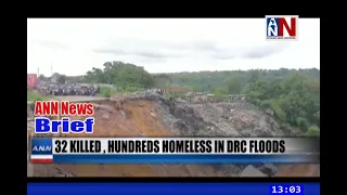 32 Killed, Hundreds Homeless In DR Congo Floods / ANN News Brief 1PM / November 27