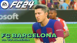 EA FC 24 - FC Barcelona vs. UD Almería | La Liga