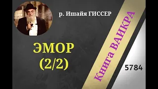 р. Ишайя Гиссер - Эмор 2. Квасные хлебы Шавуот (15.05.2024)