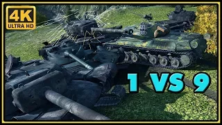 WZ-111 5A - 11 Kills - 1 VS 9 - World of Tanks Gameplay - 4K Video