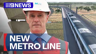 New Sydney Metro line taking shape | 9 News Australia