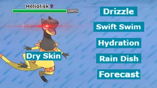 DESTROYING National Dex with FULL RAIN ABILITY TEAM! Pokemon Showdown