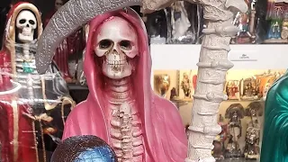 pink Santa muerte