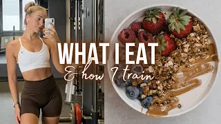 WHAT I EAT & HOW I TRAIN (healthy mealprep inspo) // annrahel