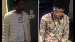 Blueface Studio Session With Lil Baby In Atlanta