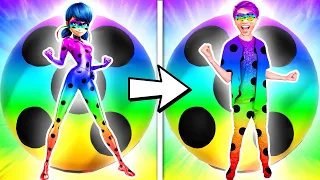 BEST NEW MIRACULOUS LADYBUG TRANSFORMATIONS EVER!? (LANKYBOX REACTION!)