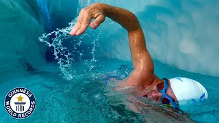 Swimming Under Antarctic Ice with Lewis Pugh - Guinness World Records