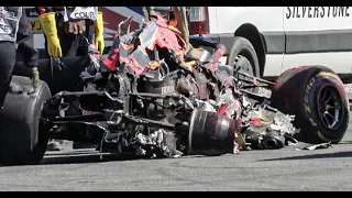 F1 British GP 2021 | Crowd reaction to HUGE Max Verstappen crash | 51G