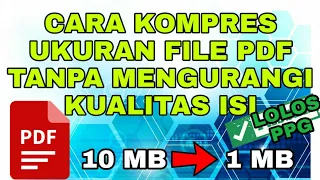 Cara Memperkecil Ukuran File PDF Tanpa Mengurangi Kualitas Gambar