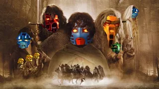 Bionicle: Mask of Light, but it's Lord of the Rings: Fellowship of the Ring