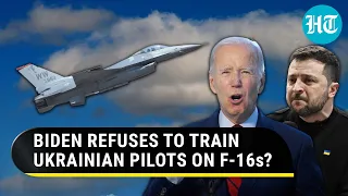 Biden 'Snubs' Zelensky Over Training Of Ukrainian Pilots on F-16 Jets; Watch What Happened