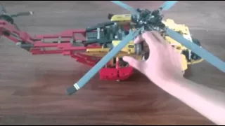 Lego technic 9396 helicopter modified