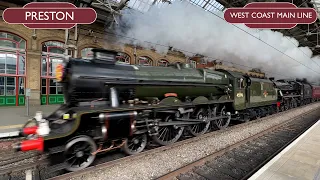Preston Railway Double Headed Steam 45596 and 45690