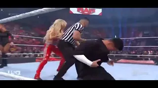 Becky lynch vs Dana brooke/Dana Brooke wins 24/7 championship raw 6/6/22