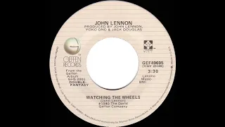 1981 HITS ARCHIVE: Watching The Wheels - John Lennon (stereo 45 single)