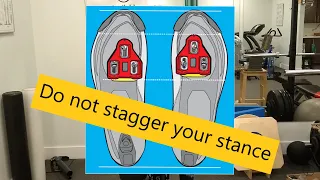 Staggered cleat set up | How this leads to instability on the bike