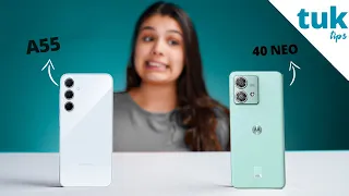 Edge 40 NEO vs Galaxy A55 Qual é o MELHOR para COMPRAR em 2024?