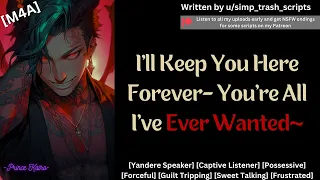 [M4A] Yandere Friend Forces You To Obey [Yandere Speaker] [Captive Listener] [Possessive] [Rage]