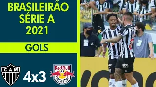 Gols | Atlético-MG 4x3 Bragantino | Série A 2021 | 37ª Rodada