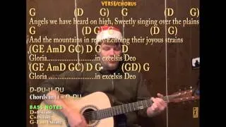 Angels We Have Heard On High (Christmas) Strum Guitar Cover Lesson in G with Chords/Lyrics
