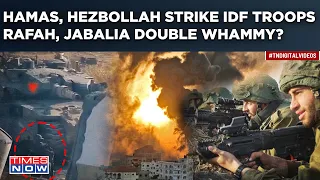 IDF Face Dual Threat| Hamas Hits IDF Tanks In Jabalia| Hezbollah Strikes With Missiles From Lebanon