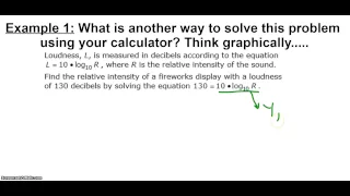 Logarithm Real World Apps