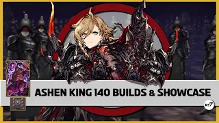 Ashen King 140 builds, showcase, Dark Titan VC & counter to Wind Veritas TMR - WOTV